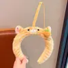 Diadema de Personaje de Dibujo Animado Japonés y Coreano, Alien de Tres Ojos, Tiburón, Cabeza de Dinosaurio, Pinza para el Cabello para Lavarse la Cara, Estilo de Diadema Original y Lindo