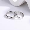 Anillo Brillante Plegado para Pareja Un Par de Personalidad Temperamento Trendy Celebridad de Internet Nuevo Anillo para Pareja Apertura Ajustable
