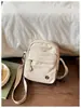 Bolso Cruzado Casual de Color Sólido Nuevo Bolso de Hombro de Moda para Mujer Bolso de Tela Versátil Repelente al Agua Ligero Bolso para Teléfono de Compras