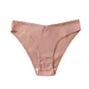 Calcinhas Seamless de Cintura Média para Mulheres, Respiráveis, Não Apertam, Amigáveis à Pele, Roupa Íntima Simples de Cor Sólida