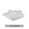 Caja Rectangular Transparente Restaurante de Hot Pot Placa de Copos de Nieve y Carne Cocina Creativa Japonesa Barbacoa Plato de Hielo Sashimi Plato de Mariscos