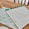 Yimanqi Yun Caminho de Mesa Estampado Bandeira de Mesa Decorativa de Natal Verde Dourado Folha de Ouro Mesa de Centro Gabinete de TV Tapete de Chá Retangular Fábrica