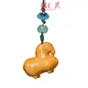 Palo de Rosa Tang Caballo Cadena para Teléfono Colgante Estilo Chino Arte Ming Xianyuan Madera Maciza Tallado Lindo Caballo del Zodiaco Llavero