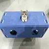 Cama para Gatos de Fieltro Perforado en Stock al por Mayor, Escondite para Mascotas para una Sensación de Seguridad, Nido para Dormir Gatos Adecuado para Todas las Estaciones, Cama para Gatos Tipo Agujero de Árbol