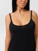 Moda Europea y Americana Nueva 2025 Sexy Tirantes Finos Vestido de Noche Escote Bajo Tirantes Finos Sexy Vestido con Tirantes Negros