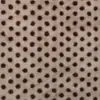 Nuevo estilo estampado de lunares con pelo de conejo, visón sintético de lunares, patrón de gotas de lluvia grande con pelo de conejo, forro polar cálido de pelo de conejo para ropa, zapatos y juguetes