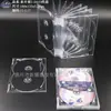 Bandeja de DVD PS Alta Transparencia Disco de CD Transparente VCD Bandeja Interior Cuadrada Almacenamiento de Discos Múltiples Caja de DVD Caja de Discos