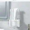 Colgador de pared sin perforaciones para cepillos de dientes, soporte creativo poroso sin costuras para cuchillas de afeitar, soporte para cepillos de dientes paste multiusos para baño