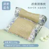 Almohada de trigo sarraceno combinación triangular almohada cervical para adultos, uso en casa soporte para el cuello almohada herbal, desmontable de una sola pieza tapete refrescante almohada de trigo sarraceno