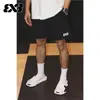 Pantalones Cortos 3V3 Transpirables de Secado Rápido para Baloncesto, Deportes, Correr, Fitness, Pantalones Cortos Prácticos Estilo Americano, de Longitud hasta la Rodilla, Pantalones de Tres Cuartos