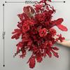 Accesorios de Boda Flores de Simulación Arreglo de Compromiso Decoración Flores Colgantes Escena de Boda Flores Falsas Arco Fondo de Pared de Flores Punto de Flores Flores de Esquina