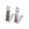 Pieza de resorte en forma de V de 6 mm Remache Hebilla de resorte Tubo telescópico Clip de posicionamiento en forma de V Hebilla de resorte Pieza hueca de acero para resortes Posición de tarjeta