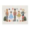 Mantel individual de algodón y lino con borde cruzado, estampado navideño, para mesa de comedor, decorativo, aislante térmico, para cocina, restaurante, tela sencilla, impermeable