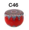 Caja de metal redonda con forma de tambor para té perfumado, caja de hierro para galletas, rollo de huevo, tarro de dulces, envase para velas de aromaterapia, tarro de hojalata