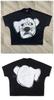 Camiseta de Hombre Blutosatire-Billdog Algodón Puro Oversize Estampado Personalizado Manga Corta Cuello Redondo Largo