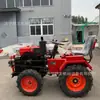 Mini Trator de Quatro Rodas Doméstico Máquina Agrícola Pequena Multiuso para Jardim e Pomar para Escavação de Valas, Fertilização e Fresagem Rotativa