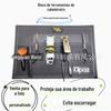 Agora molde Maré marca cabeleireiro ferramentas antiderrapante tapete retro cabeça de óleo Clippers esteira de silicone barbearia ferramentas de exibição tapete de mesa