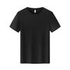 Algodón Verano Nuevo Manga Corta Ropa de Equipo Top Camiseta Logotipo Personalizado Cuello Redondo Camiseta Hombre y Mujer Simple