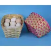 Cesta de huevos cesta de bambú cesta para el hogar tamales de arroz cesta de frutas de ratán cesta de bambú especialidad de huevos locales recolección