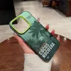 Capa de Celular Coqueiro iPhone15Pro 14/13 Concha Laser 12 Apple 11XsMax Rígida ProMax Tendência xr