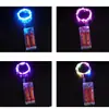 Cadena de luces LED de dos cajas de baterías transfronterizas, lámpara de alambre de cobre luminoso, cadena de luces de bola de onda, decoración especial para vacaciones de Navidad, estrella