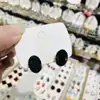 Pendientes Hermosos de Color Brillante Estilo Lujo Ligero para Mujer 2025 Nuevo Estilo Caliente Pendientes de Gama Alta