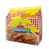 Macarrão Instantâneo Sorte Macarrão com Ovas de Caranguejo Pacote com 5 Macarrão Instantâneo Nostálgico Macarrão Crocante Lanche da Madrugada Pão Seco de Anhui Frete Grátis