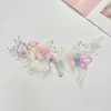 Nuevo Bordado de Encaje con Cuentas Estéreo Étnico Ropa de Rendimiento para Mujer de la Dinastía Han Aplicación de Tela Accesorios Decorativos Accesorios Hechos a Mano