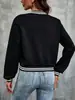 Otoño Amazon Transfronterizo Europeo y Americano Ebay Nueva Moda Casual Versátil Cremallera Chaqueta de Béisbol para Mujer