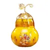Lámpara de Aceite de Mantequilla Atractora de Fortuna, Cinco Bendiciones, Lámpara de Calabaza, Lámpara de Sabiduría, Vela de Aceite de Mantequilla, Lámpara de Larga Duración para Ofrenda a Buda, Adorno Decorativo