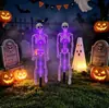 Brinquedo Halloween Lde Iluminado Transfronteiriço com Rostos de Fantasma Divertidos, Brinquedo de Mão Brilhante, Adereço de Presente para Decoração de Halloween