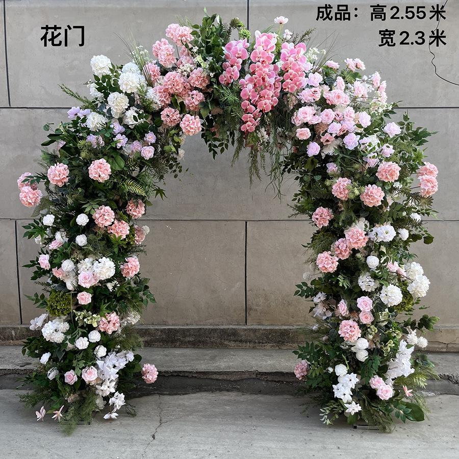 定制粉绿花门3 双面花2500元.jpg