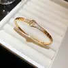 Moda Transfronteriza Europea y Americana Forma de Serpiente de Circonita Pulsera Geométrica Lujo Ligero Sensación de Alta Gama Pulsera Diseño de Nicho Joyería de Mano de Moda para Mujeres