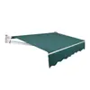 Toldo Retráctil Plegable con Manivela Parasol y Refugio para Lluvia Comercial Cobertizo de Estacionamiento Balcón Exterior Terraza Toldo Retráctil