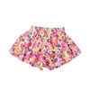 Shorts saia floral de comércio exterior para meninas, shorts saia 2026, novo verão, estilo coreano, infantil, bebê, hot pants, roupa externa, calças para crianças pequenas e médias