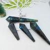 Fabricantes Transfronterizos al por Mayor Artesanías y Regalos para Decoración del Hogar, Piedra Lunar Natural, Ornamentos de Cetro de Labradorita Azul