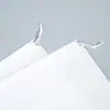 Em estoque Saco descartável não tecido balde com cordão único saco de grande capacidade armazenamento capa de sapato à prova de poeira logotipo para impressão