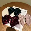 Pinza para el pelo con lazo de terciopelo extragrande, Diseño original Tulipán, Accesorio para el pelo de terciopelo de alta gama para otoño e invierno