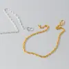 Pulsera Nalan de Plata S925 con Hebilla en S Retorcida Ola de Agua, Estilo Retro Artístico, Diseño de Nicho, Joyería Artesanal Única S8702