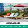 Silla de playa de madera maciza reclinable para balcón, piscina, madera de plástico, anticorrosión, silla plegable para exteriores, cama para patio, ocio al aire libre, jardín