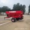 Camión Esparcidor de Fertilizante Orgánico Agrícola Multifuncional Tracción por Tractor Doble Disco Máquina Esparcidora de Fertilizante Granulado en Polvo Estiércol