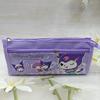 Nuevo Estuche Sanrio Stitch Capibara con Cremallera de Doble Capa Bolsa de Almacenamiento de Papelería de Gran Capacidad Comercio Exterior Universal
