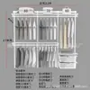 Armario metálico modular 1.1-2.5 m de ancho perchero abierto apartamento pequeño perchas dormitorio columna AA almacenamiento