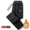 Calças Esportivas Masculinas Outono/Inverno de Algodão Retas Casuais com Adição de Lã e Espessamento, Roupa Exterior Solta, Caxemira, Tamanho Grande, Calças de Moletom Quentes