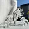 Luxo leve simples elefante de cristal decoração de elefante decoração de sala de estar em casa Artesanato de Cristal decoração suprimento transfronteiriço