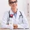 Porta-credencial retráctil de acrílico para medicina, botellas de medicina, corazón, hebilla de identificación, regalo para el Día del Doctor y la Enfermera, hebilla de fácil extracción