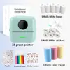 Mini Impresora Transfronteriza Pequeña Portátil Mini Bolsillo Etiqueta Foto Error Térmica Bluetooth