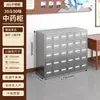 Gabinete Tradicional Chino de Acero Inoxidable para Medicina, Gabinete Multicompartimento para Clínicas y Farmacias de Medicina Tradicional China, Mesa Dispensadora de Hierbas Medicinales, Gabinete de Almacenamiento de Medicamentos, Gabinete Dispensador de Medicamentos