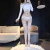 Meias eróticas sexy para mulheres, lingerie sexy, conjunto de meias body apaixonado sem costura no entrepernas para coleção de mulheres