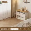 Mesa de canto em madeira maciça para uso doméstico, escrivaninha de estudo e escrita com estante, mesa integrada, penteadeira de quarto, mesa de computador em L ao lado da cama